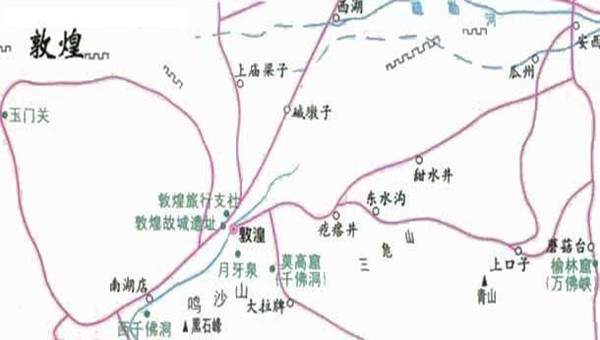 国泰旅游网 旅游地图 > 敦煌地图   【地图】热门线路