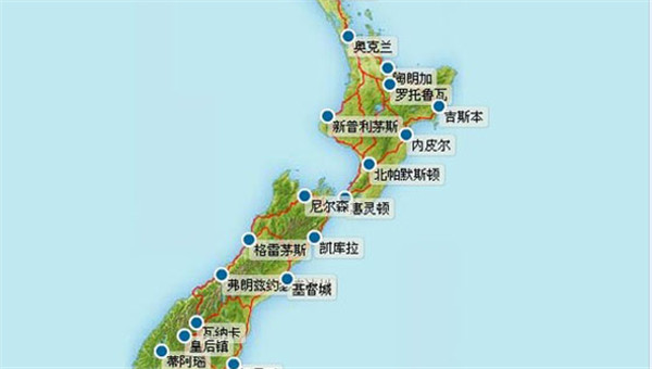 国泰旅游网 旅游地图 > 新西兰图片